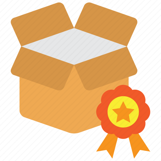 Award, box, good, goods, high quality, product, quality icon