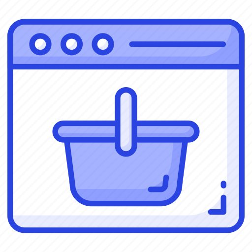 Online, shopping, website, ecommerce, web, bucket, cart icon - Download on Iconfinder