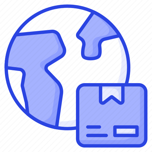 Global, delivery, worldwide, parcel, package, shipping, world icon - Download on Iconfinder
