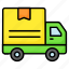 cargo, truck, delivery, van, transport, vehicle, automobile 