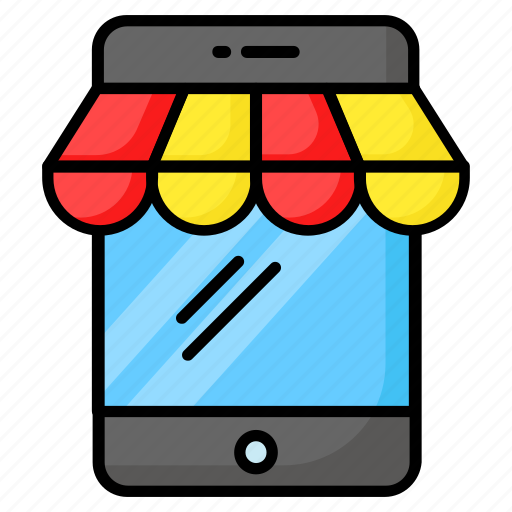 Mobile, store, shop, online, shopping, ecommerce, smartphone icon - Download on Iconfinder