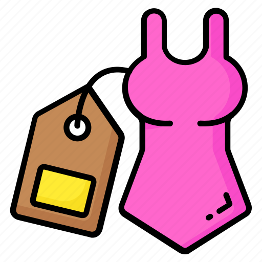 Women, dress, boutique, wardrobe, clothes, price, tag icon - Download on Iconfinder