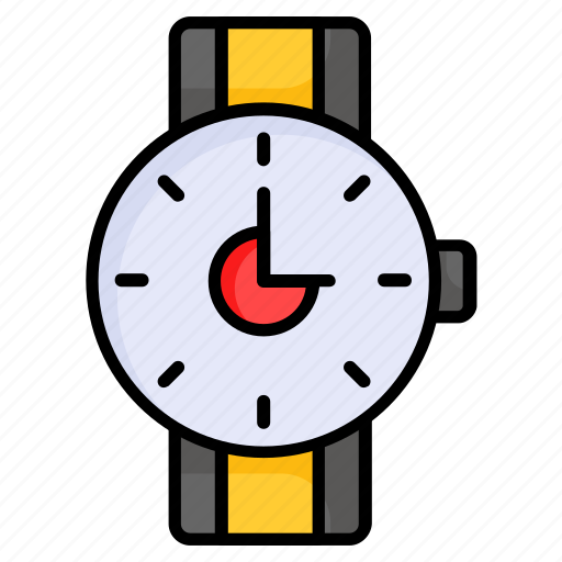 Wrist, watch, wearable, gadget, timepiece, timer, analog icon - Download on Iconfinder