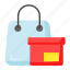 bag, paper, gift, shopping, shop, buy, grocery 