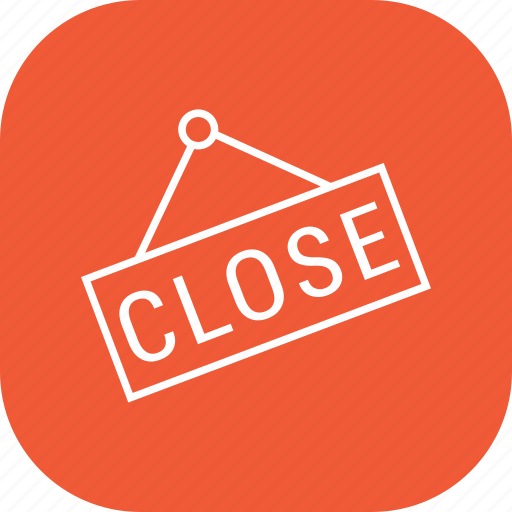 Closed, restaurant, sign, tag icon - Download on Iconfinder