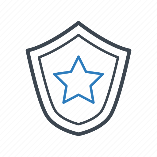 Star, shield, protection, security icon - Download on Iconfinder