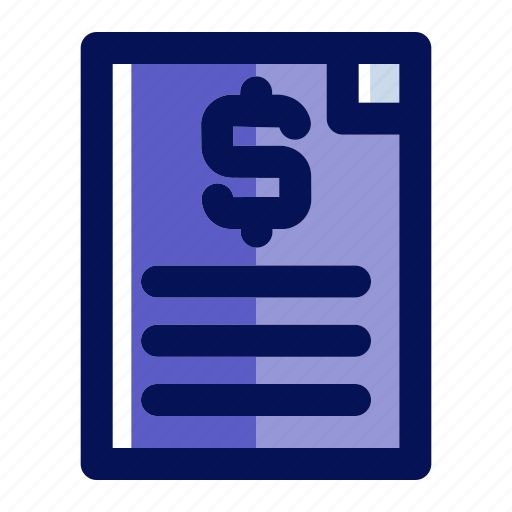 Bill, business, commerce, ecommerce, invoice, receipt, shopping icon - Download on Iconfinder
