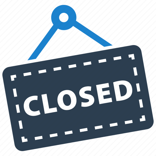 Closed, shop, sign, store icon - Download on Iconfinder