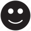 emoji, face, happy, smiley 