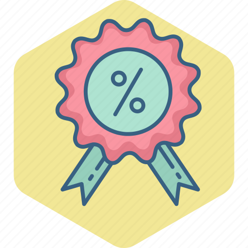 Badge, percent, percentage, discount icon - Download on Iconfinder