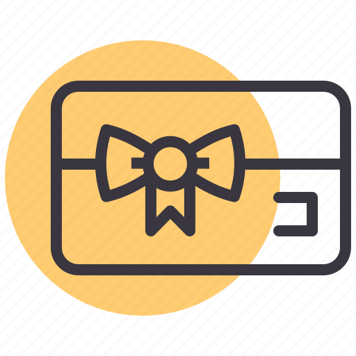 Bow, card, coupon, gift, loyalty, shop, shopping icon - Download on Iconfinder