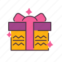 present, gift, box, surprise, reward, package, free