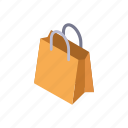 handle, market, merchandise, paper, purchase, shopping bag, store