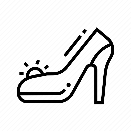 Foot, footwear, heel, shoe icon - Download on Iconfinder
