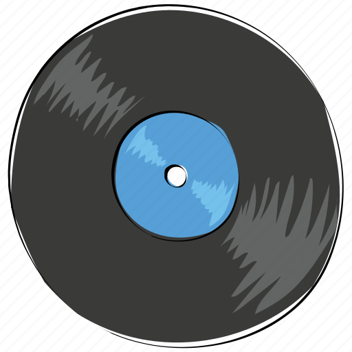 Cd record, gramophone record, lp, music disk, record disk, vinyl, vinyl record icon - Download on Iconfinder