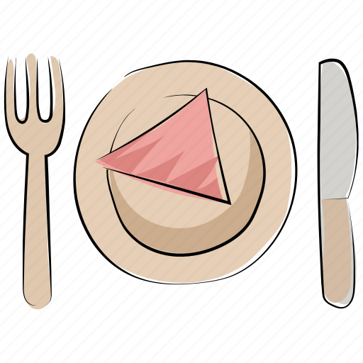Cutlery, dining, flatware, food, fork, knife, meal icon - Download on Iconfinder