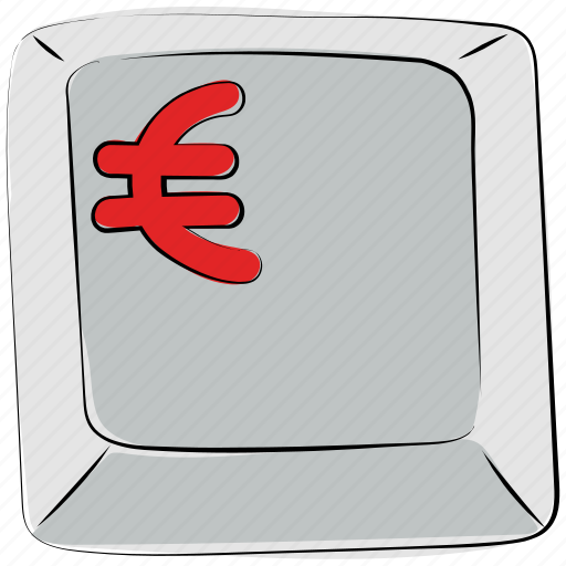 Computer button, euro, euro button, euro sign, euro symbol, keyboard button, mac button icon - Download on Iconfinder