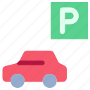 scooter, parking, park, vehicle, delivery, wheeler, four, shopping, store