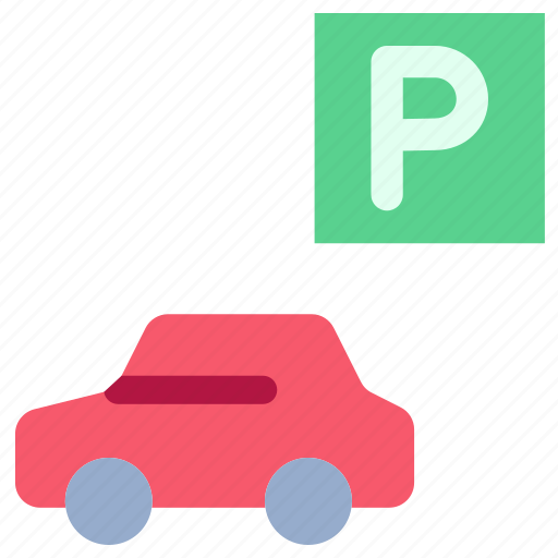 Scooter, parking, park, vehicle, delivery, wheeler, four icon - Download on Iconfinder