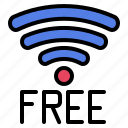 free, wifi, connection, service, signal, communications