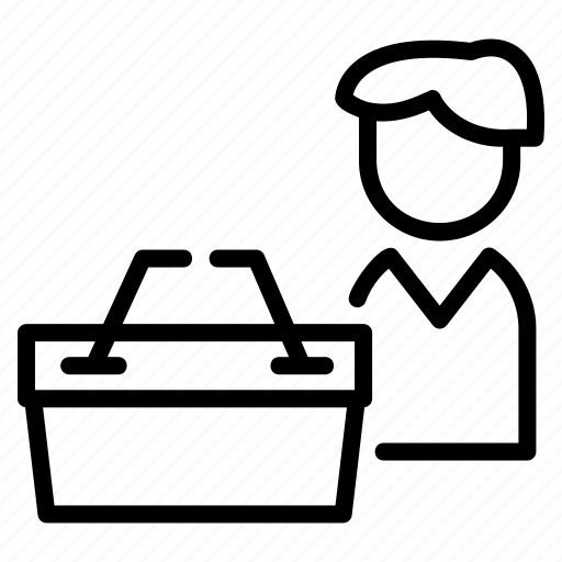 Shopping, market, commerce, business, buyer, customer, seller icon - Download on Iconfinder