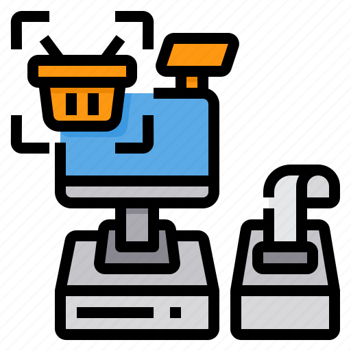 Cashier, machine, shopping, bill icon - Download on Iconfinder