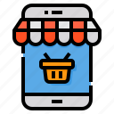 online, shop, mobile, basket, shopping, store