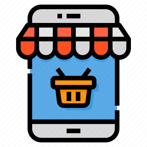 Online, shop, mobile, basket, shopping, store icon - Download on Iconfinder