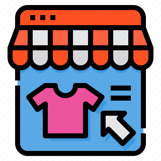 Select, online, store, shirt, arrow, website icon - Download on Iconfinder