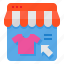 select, online, store, shirt, arrow, website 