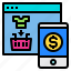 online, payment, shopping, smartphone, website 