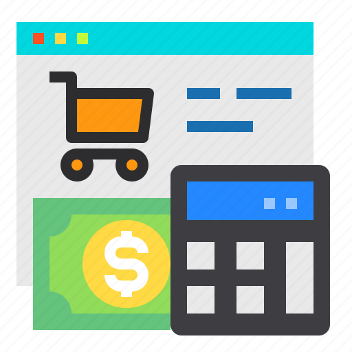 Calculator, cart, money, website icon - Download on Iconfinder