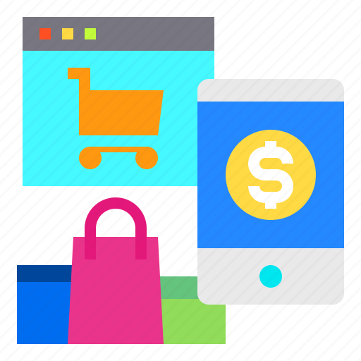 Cart, mobile, money, package, website icon - Download on Iconfinder