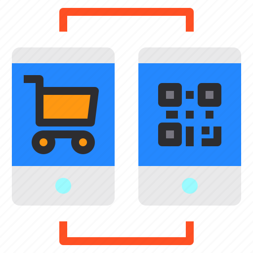 Cart, code, mobile, qr, smartphone icon - Download on Iconfinder