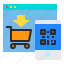 cart, payment, shopping, smartphone, website 