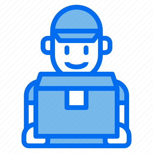 Delivery, man, package icon - Download on Iconfinder