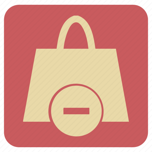 Bag, empty, minus, shopping, supermarket icon - Download on Iconfinder
