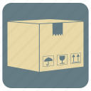 box, carton, shopping, supermarket