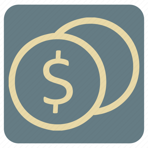 Coins, currency, dollar, shopping, supermarket icon - Download on Iconfinder