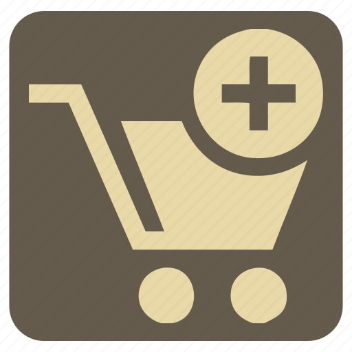Add, rounded, shopping, supermarket, trolly icon - Download on Iconfinder