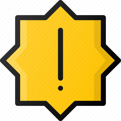 Alert, atention, sticker icon - Download on Iconfinder