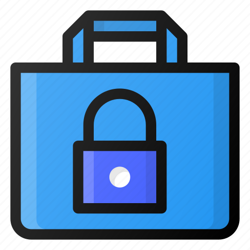 Bag, ecommerce, lock, shopping icon - Download on Iconfinder