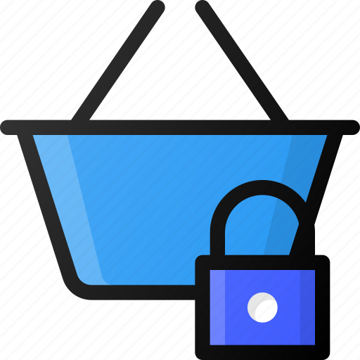Basket, ecommerce, lock, shopping icon - Download on Iconfinder