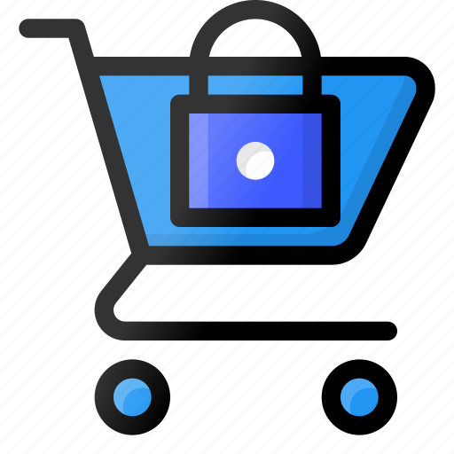 Cart, ecommerce, lock, shopping icon - Download on Iconfinder
