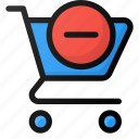 cart, ecommerce, remove, shopping