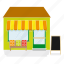 awning, building, fruit, groceries, grocery, shop, store 