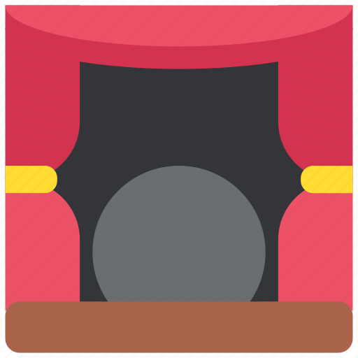 Concert, curtains, interaction, scene, show, stage, theatr icon - Download on Iconfinder
