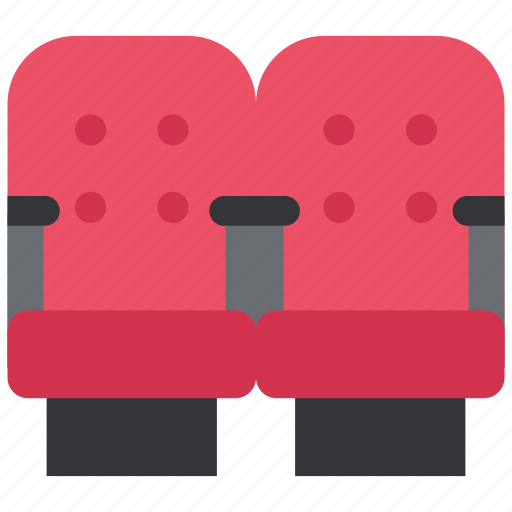 Armchair, chair, cinema, interior, movie, show, theatr icon - Download on Iconfinder