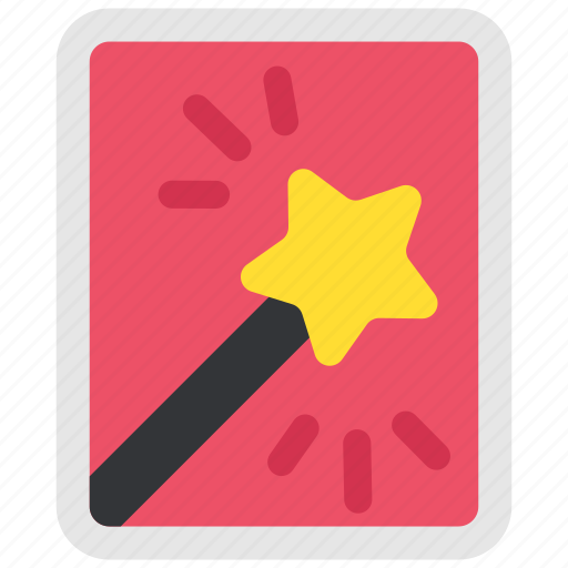 Circus, focus, magic wand, magician, show, star, wand icon - Download on Iconfinder