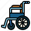 chair, disabled, wheel, wheelchair 